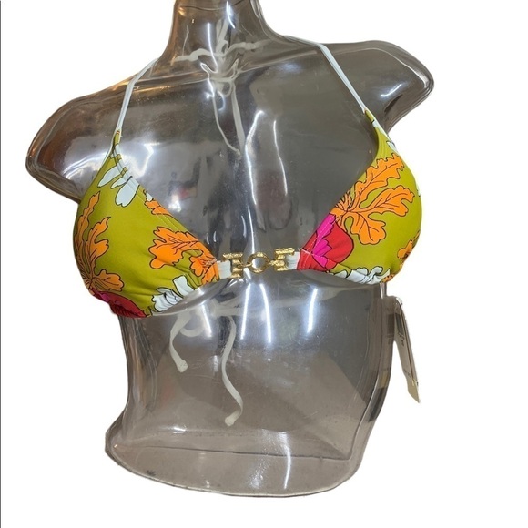 Trina Turk floral bikini set with belted bikini bottoms size x small NWT - Picture 11 of 16